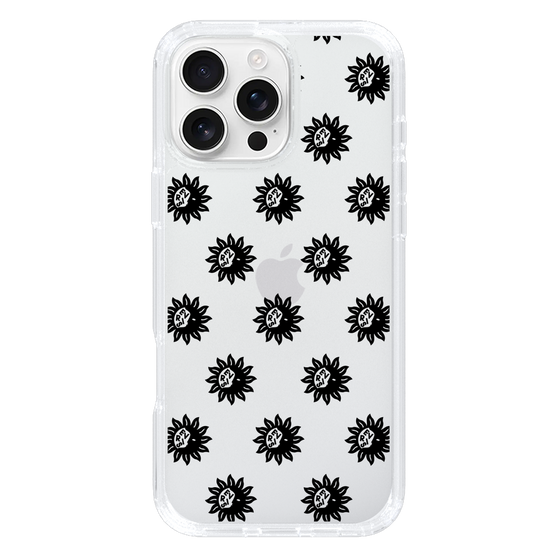Slim Protection Case［ EVRIS - Sunny Motif - Black ］