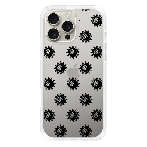 Slim Protection Case［ EVRIS - Sunny Motif - Black ］