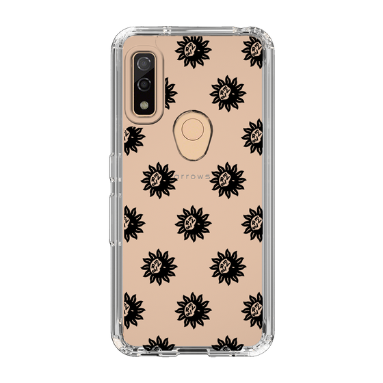 Slim Protection Case［ EVRIS - Sunny Motif - Black ］