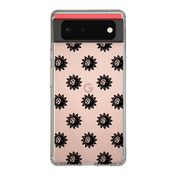 Slim Protection Case［ EVRIS - Sunny Motif - Black ］