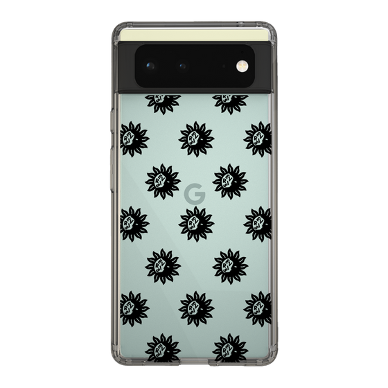 Slim Protection Case［ EVRIS - Sunny Motif - Black ］