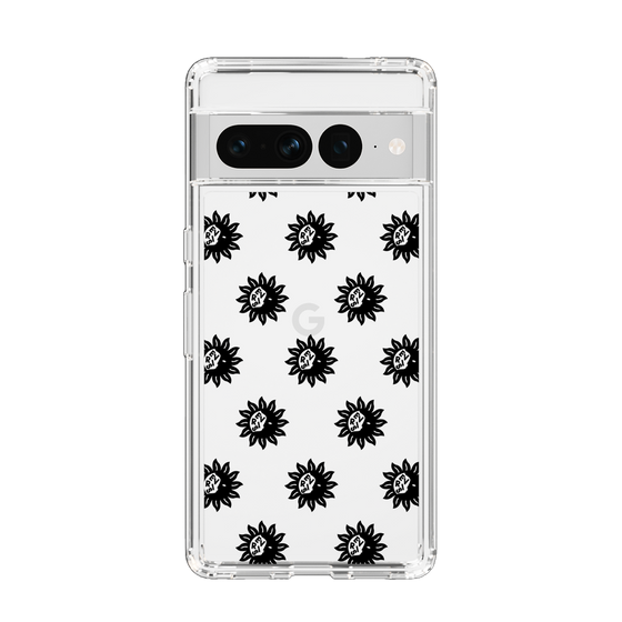 Slim Protection Case［ EVRIS - Sunny Motif - Black ］