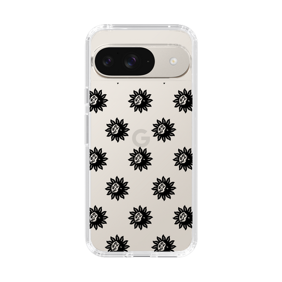 Slim Protection Case［ EVRIS - Sunny Motif - Black ］
