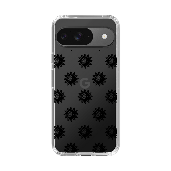 Slim Protection Case［ EVRIS - Sunny Motif - Black ］
