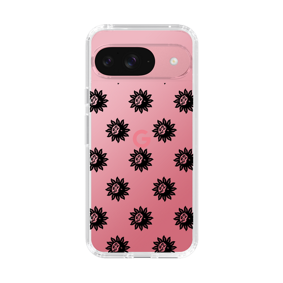 Slim Protection Case［ EVRIS - Sunny Motif - Black ］