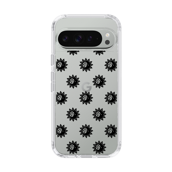 Slim Protection Case［ EVRIS - Sunny Motif - Black ］