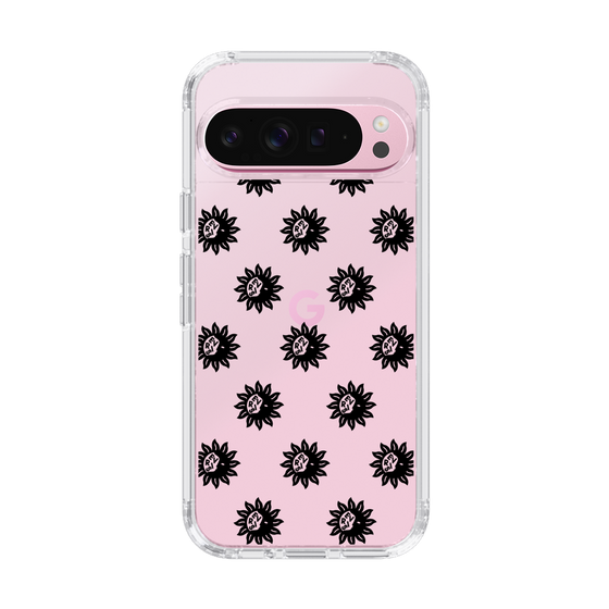 Slim Protection Case［ EVRIS - Sunny Motif - Black ］