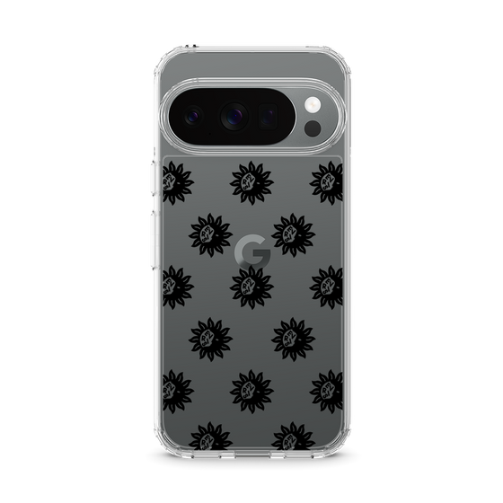 Slim Protection Case［ EVRIS - Sunny Motif - Black ］