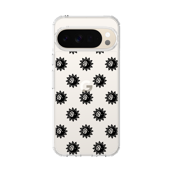 Slim Protection Case［ EVRIS - Sunny Motif - Black ］
