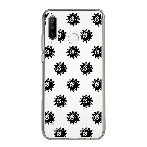 Slim Protection Case［ EVRIS - Sunny Motif - Black ］