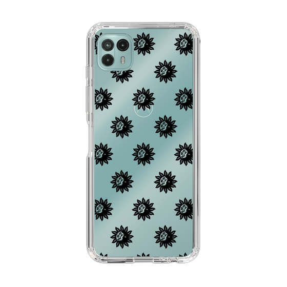 Slim Protection Case［ EVRIS - Sunny Motif - Black ］