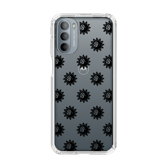 Slim Protection Case［ EVRIS - Sunny Motif - Black ］