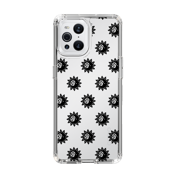 Slim Protection Case［ EVRIS - Sunny Motif - Black ］