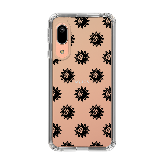 Slim Protection Case［ EVRIS - Sunny Motif - Black ］