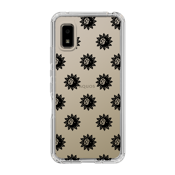 Slim Protection Case［ EVRIS - Sunny Motif - Black ］