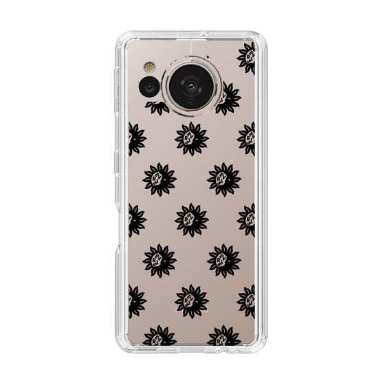 Slim Protection Case［ EVRIS - Sunny Motif - Black ］