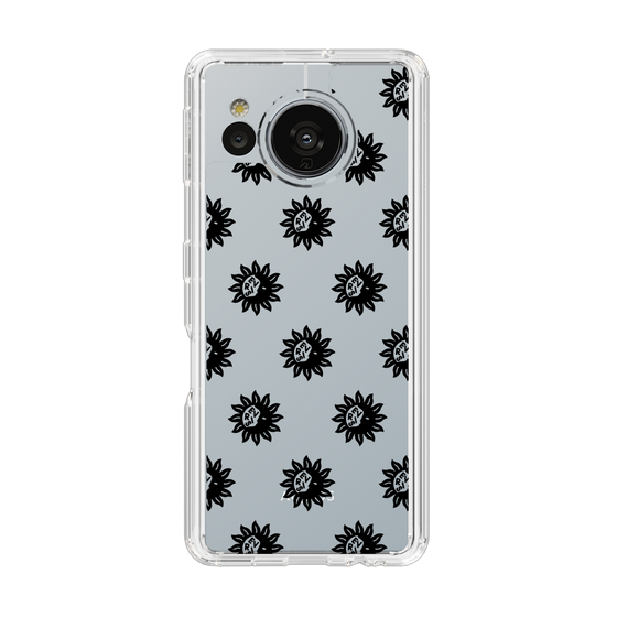 Slim Protection Case［ EVRIS - Sunny Motif - Black ］