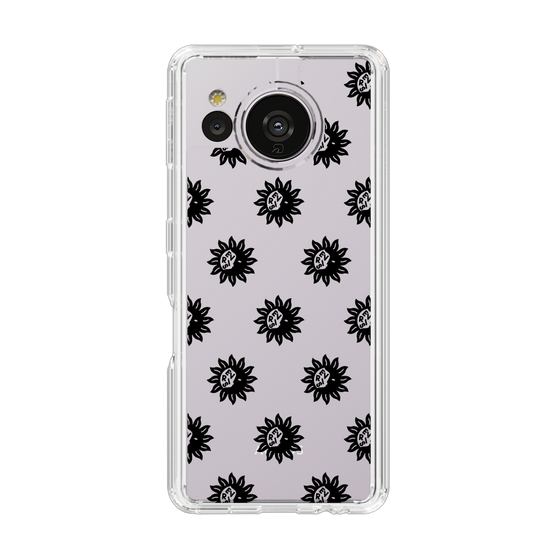 Slim Protection Case［ EVRIS - Sunny Motif - Black ］