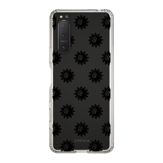 Slim Protection Case［ EVRIS - Sunny Motif - Black ］