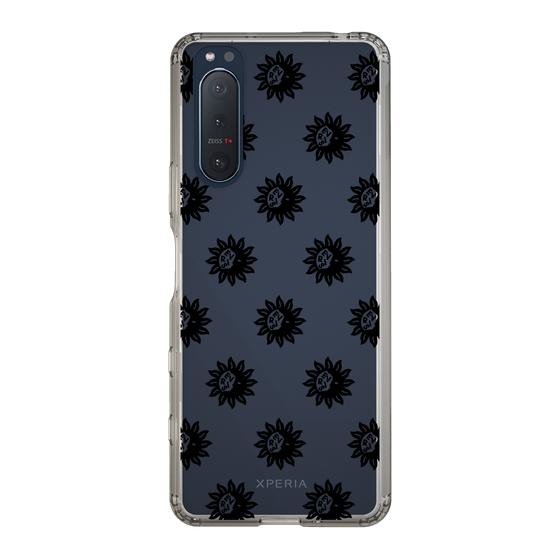 Slim Protection Case［ EVRIS - Sunny Motif - Black ］