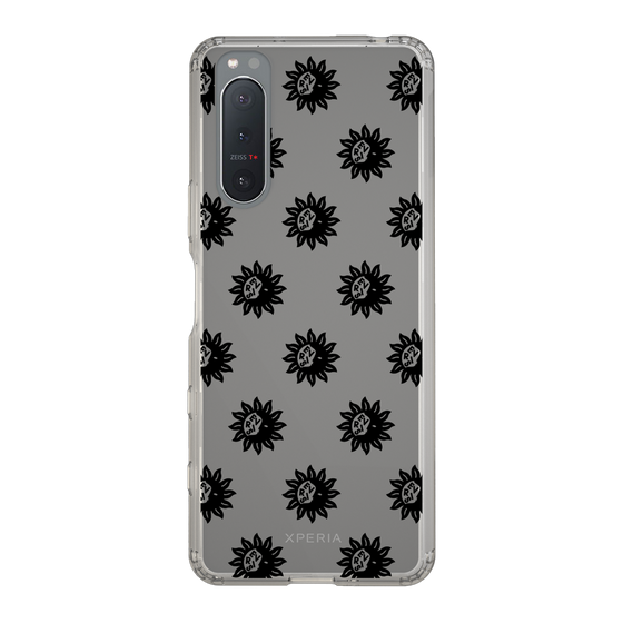 Slim Protection Case［ EVRIS - Sunny Motif - Black ］