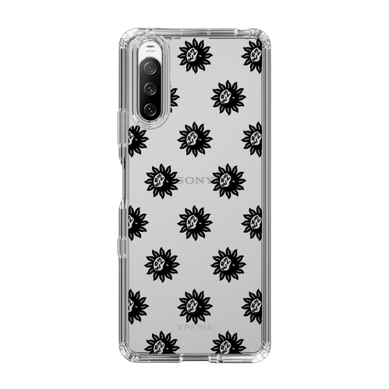 Slim Protection Case［ EVRIS - Sunny Motif - Black ］