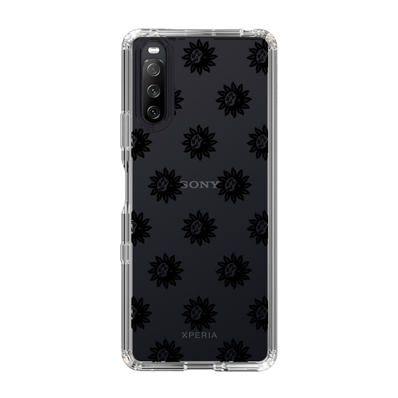 Slim Protection Case［ EVRIS - Sunny Motif - Black ］