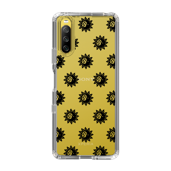 Slim Protection Case［ EVRIS - Sunny Motif - Black ］