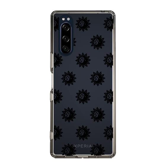Slim Protection Case［ EVRIS - Sunny Motif - Black ］