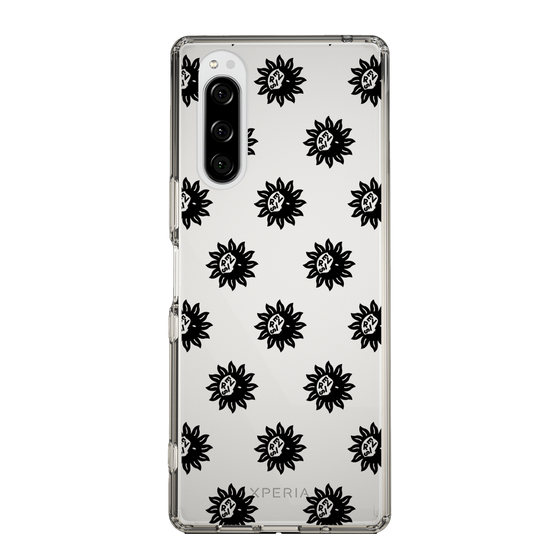 Slim Protection Case［ EVRIS - Sunny Motif - Black ］