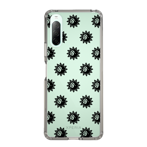 Slim Protection Case［ EVRIS - Sunny Motif - Black ］