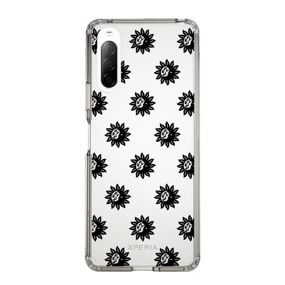 Slim Protection Case［ EVRIS - Sunny Motif - Black ］