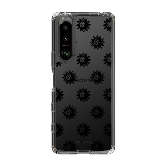 Slim Protection Case［ EVRIS - Sunny Motif - Black ］