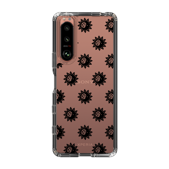 Slim Protection Case［ EVRIS - Sunny Motif - Black ］