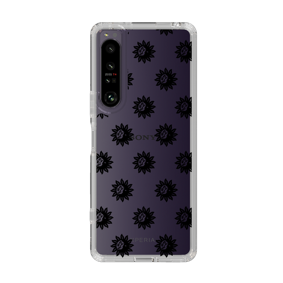 Slim Protection Case［ EVRIS - Sunny Motif - Black ］