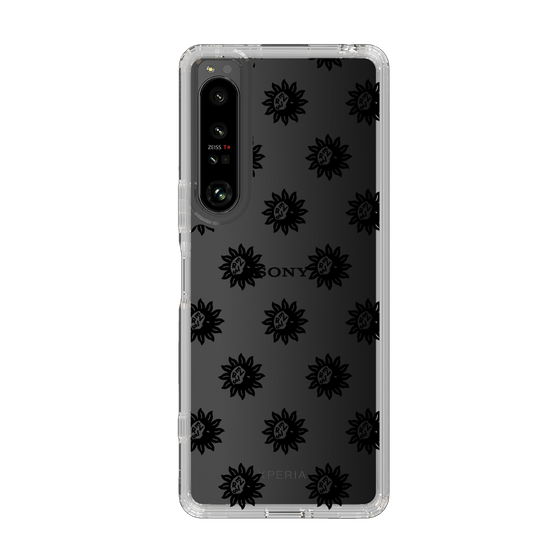 Slim Protection Case［ EVRIS - Sunny Motif - Black ］