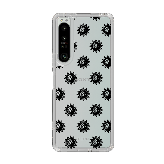 Slim Protection Case［ EVRIS - Sunny Motif - Black ］