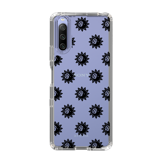 Slim Protection Case［ EVRIS - Sunny Motif - Black ］