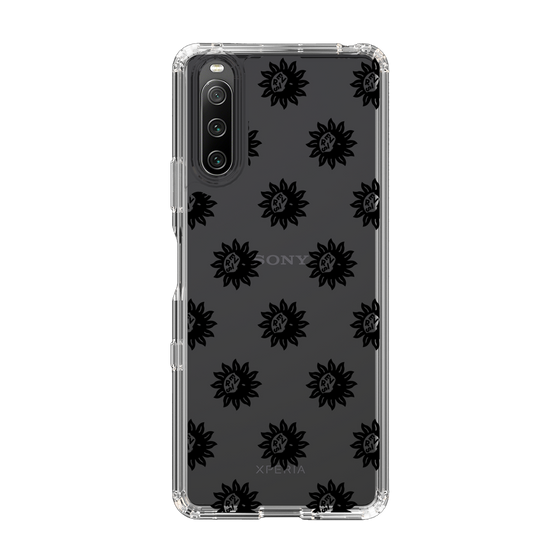 Slim Protection Case［ EVRIS - Sunny Motif - Black ］