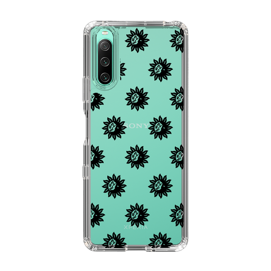 Slim Protection Case［ EVRIS - Sunny Motif - Black ］