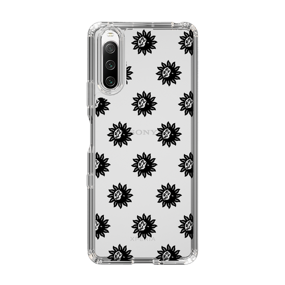 Slim Protection Case［ EVRIS - Sunny Motif - Black ］
