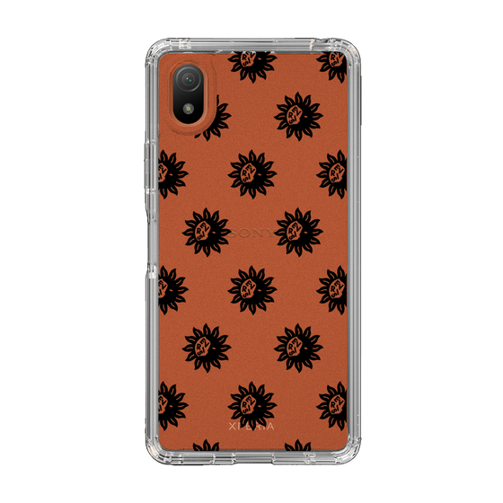 Slim Protection Case［ EVRIS - Sunny Motif - Black ］