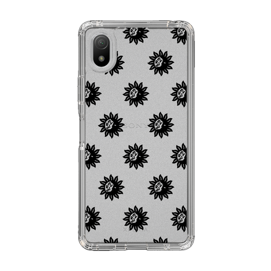 Slim Protection Case［ EVRIS - Sunny Motif - Black ］
