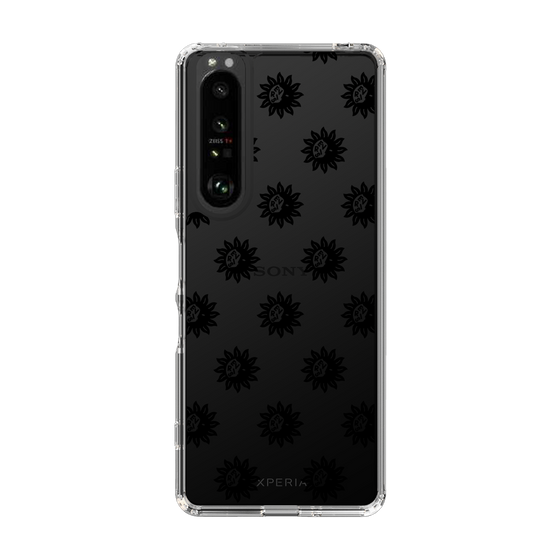 Slim Protection Case［ EVRIS - Sunny Motif - Black ］