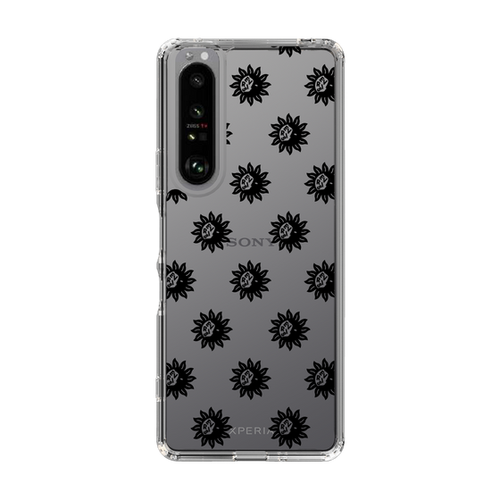 Slim Protection Case［ EVRIS - Sunny Motif - Black ］