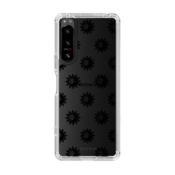 Slim Protection Case［ EVRIS - Sunny Motif - Black ］
