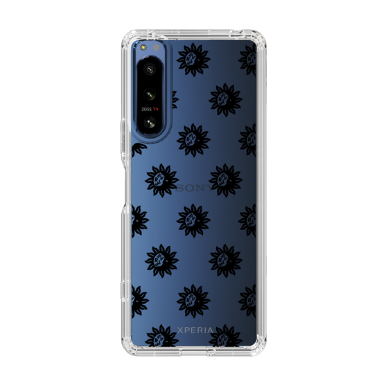 Slim Protection Case［ EVRIS - Sunny Motif - Black ］