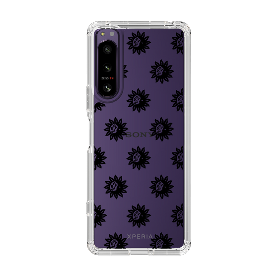Slim Protection Case［ EVRIS - Sunny Motif - Black ］
