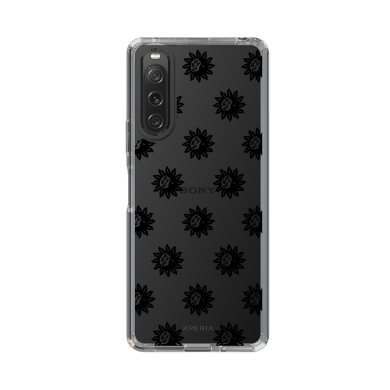 Slim Protection Case［ EVRIS - Sunny Motif - Black ］