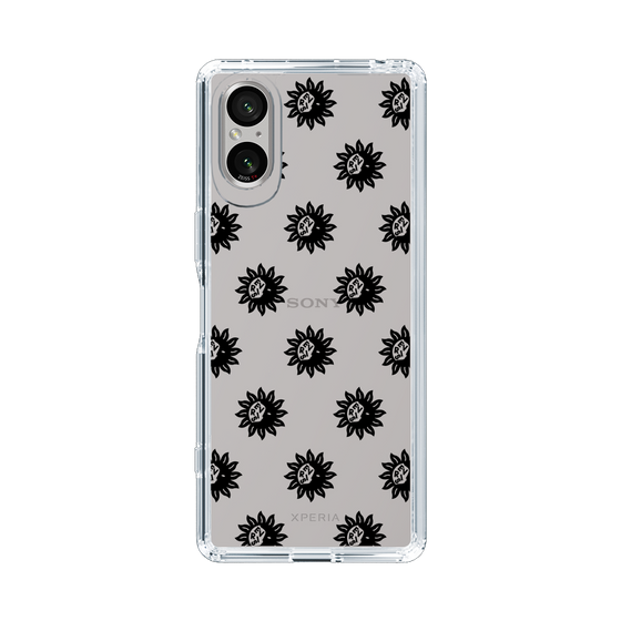 Slim Protection Case［ EVRIS - Sunny Motif - Black ］